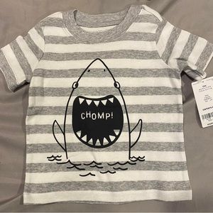 Carter’s baby boy Chomp Shark tshirt & onesie set